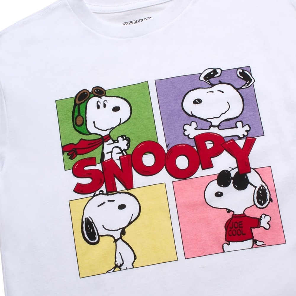 ✂️NWT Peanuts Snoopy Short Sleeve Tee - Picture 2 of 6